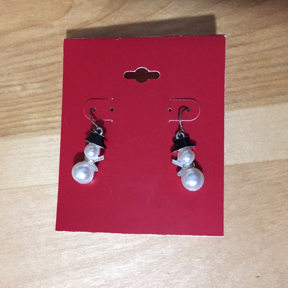 Snowman Earrings